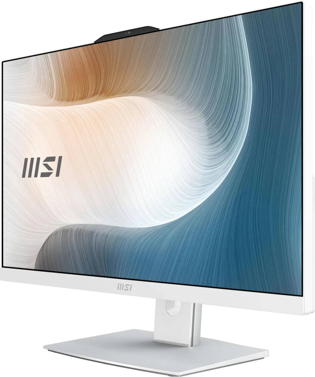 картинка Моноблок MSI Modern AM242TP 1M-1019XRU, 23.8'' FHD, Intel Core i5 120U, 16ГБ, 512ГБ SSD, noOS, kb, m, White от магазина КомпьютерЦентр