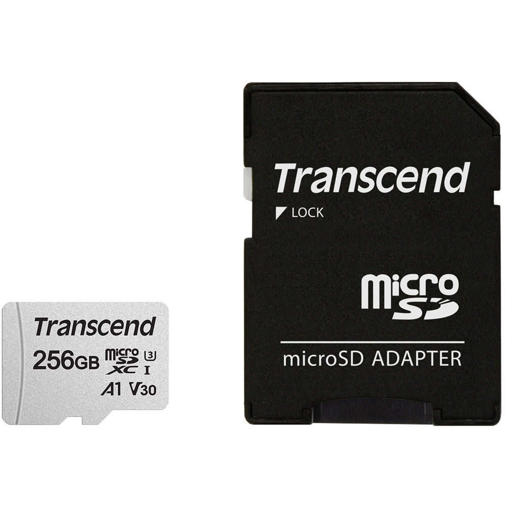 картинка Карта памяти 256Gb microSDXC Transcend 300S [TS256GUSD300S-A] от магазина КомпьютерЦентр