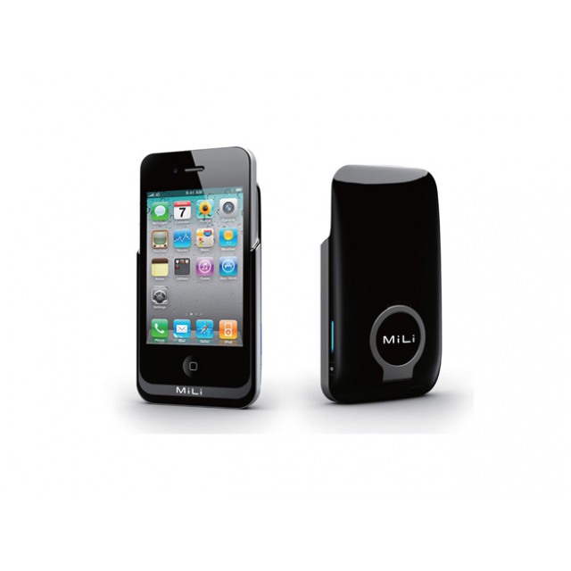 картинка Чехол MiLi Power Pack HI-C11 300mAh Black for iPhone 4 от магазина КомпьютерЦентр