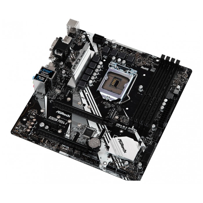 картинка Материнская плата ASRock B365M PRO4-F S1151v2 (B365M PRO4-F) от магазина КомпьютерЦентр