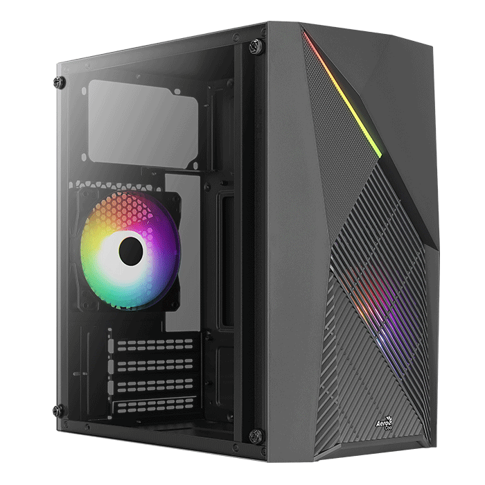 картинка Корпус AeroCool RAIDER Mini-G-BK-v2 mATX, черный от магазина КомпьютерЦентр