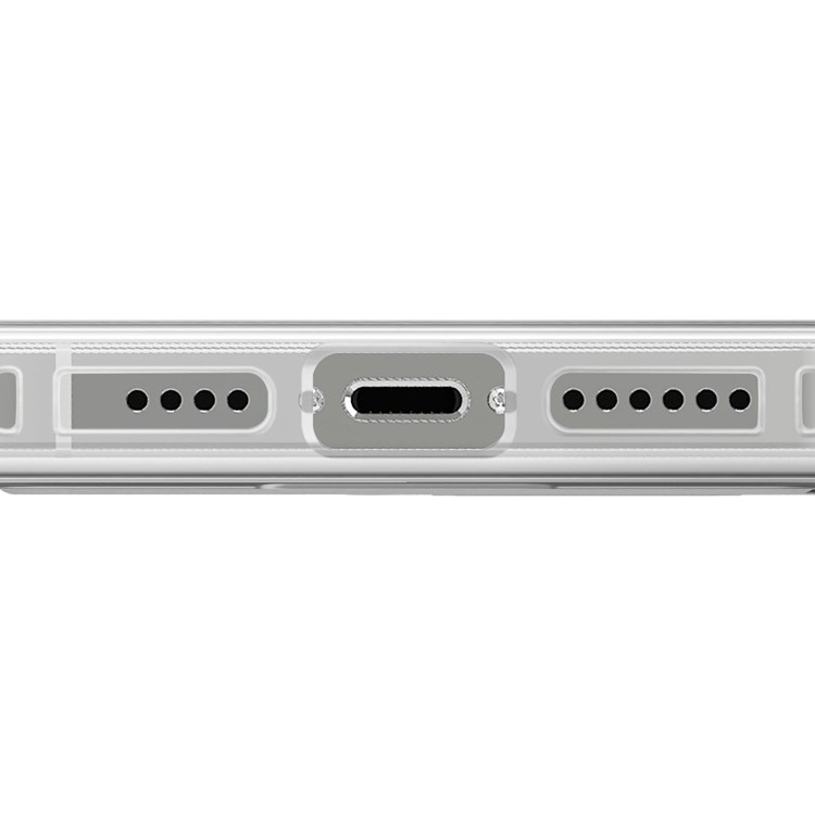 картинка Чехол со слотом под карту Uniq HYBRID AIR FENDER ID для iPhone 15 Pro 6.1'', прозрачный (Transparent) (IP6.1P(2023)-AFIDTRAN) от магазина КомпьютерЦентр