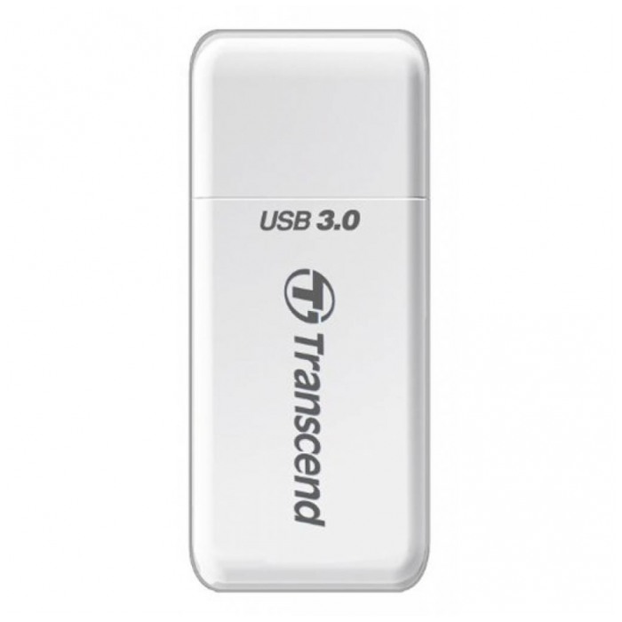 картинка Картридер внешний Transcend RDF5 USB 3.0 White (TS-RDF5W) от магазина КомпьютерЦентр