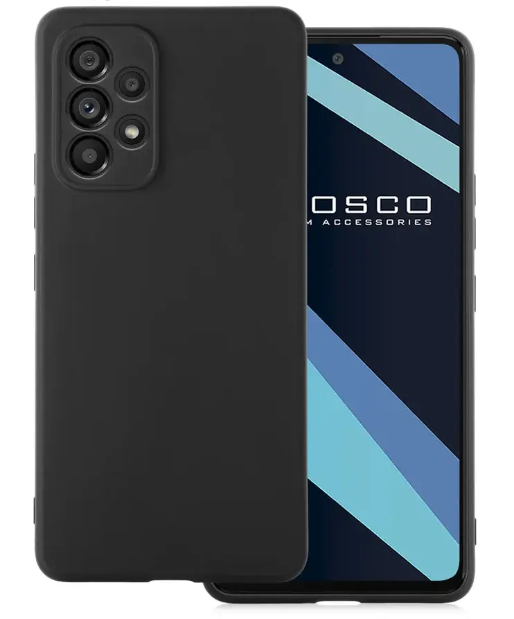картинка Чехол-накладка ROSCO для Samsung Galaxy A53, черный от магазина КомпьютерЦентр