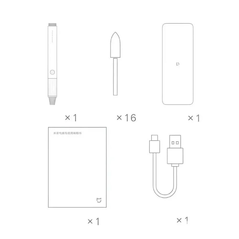 картинка Электрический гравер Xiaomi Mijia Household Appliances Sharpening Pen MJDMB001QW CN от магазина КомпьютерЦентр
