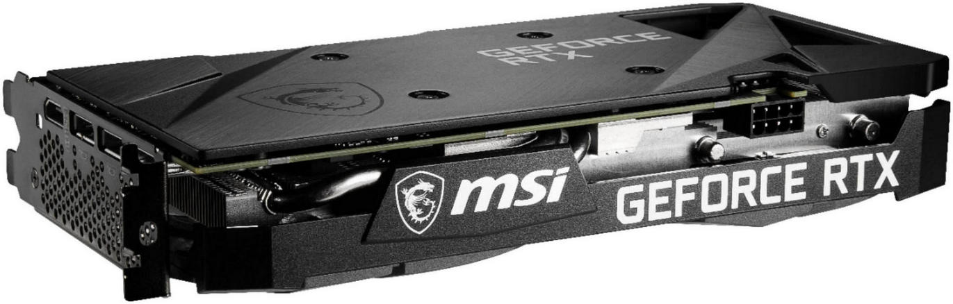 картинка Видеокарта 12Gb GDDR6 GeForce RTX 3060 MSI Ventus 2X OC LHR (RTX3060 VENTUS 2X OC) от магазина КомпьютерЦентр