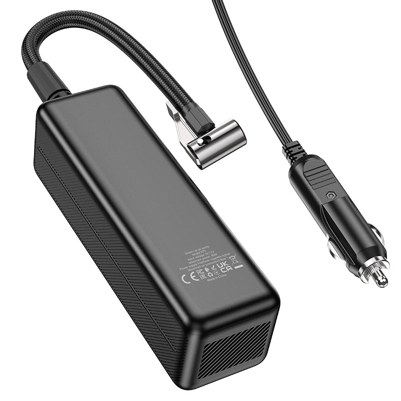 картинка Автомобильный портативный компрессор Hoco ZP5 May smart air pump black от магазина КомпьютерЦентр