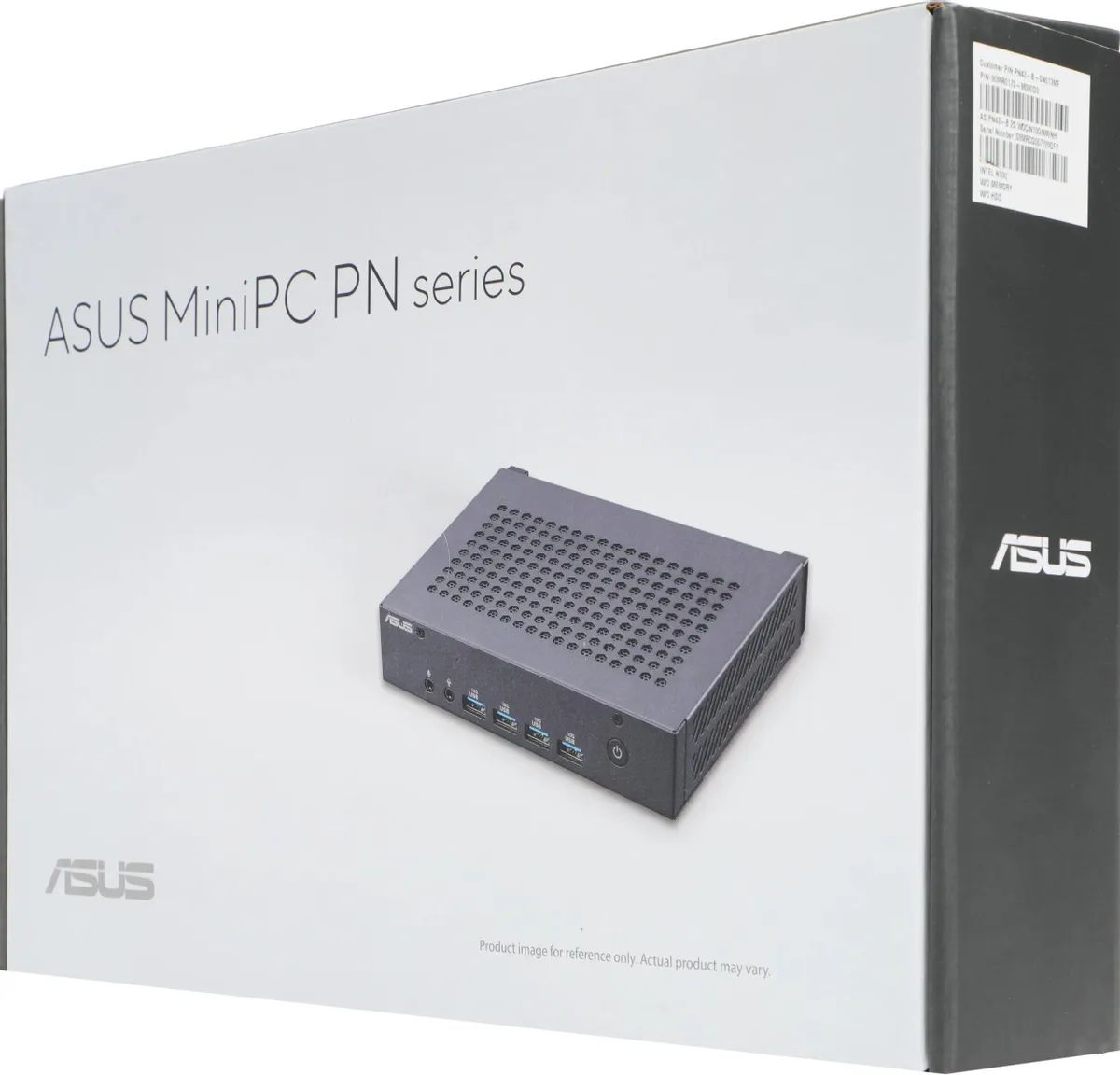 картинка Неттоп Asus PN43-B-SN013MF intel N100 (4/ 4)/  DDR4 SO-DIMM/  1xM.2 2280 PCIe Gen3x4/  Bt v5.2/  Wi-Fi AC/  noOS/  черный от магазина КомпьютерЦентр