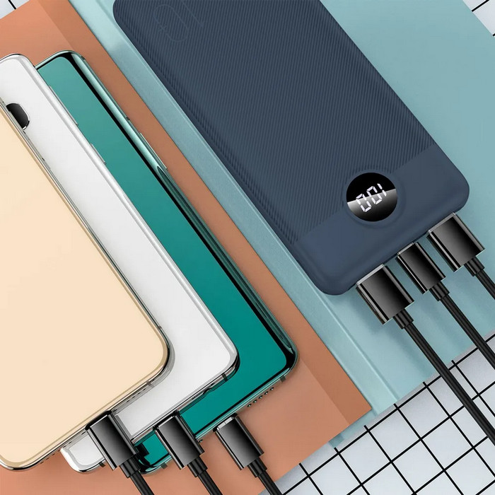 картинка Внешний аккумулятор TFN PowerBank 10000mAh (TFN-PB-257-BL) Dk.Blue от магазина КомпьютерЦентр