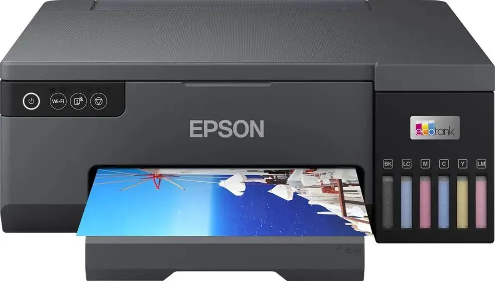 картинка Принтер струйный Epson L8050 (C11CK37405/  C11CK37402/  C11CK37504/  C11CK37507/  C11CK37506), A4, цветная печать от магазина КомпьютерЦентр