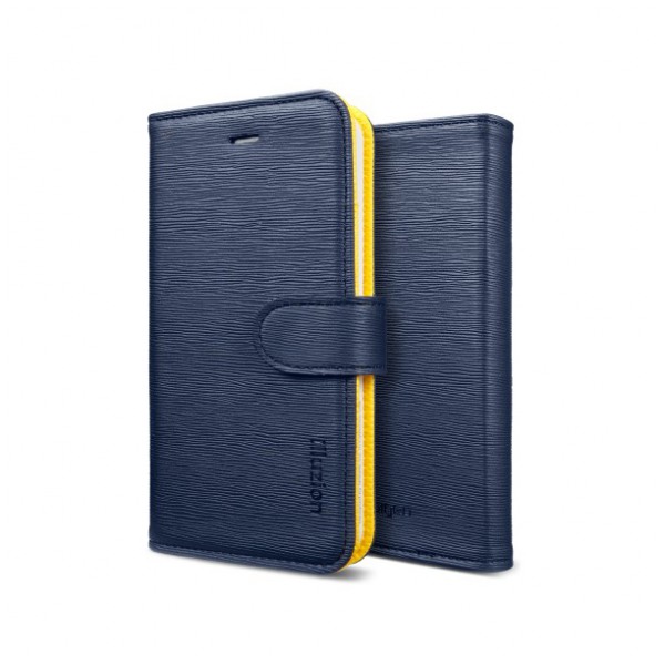 картинка Чехол SGP Leather Case Illuzion Lemon Indigo for iPhone 5 (SGP09528) от магазина КомпьютерЦентр