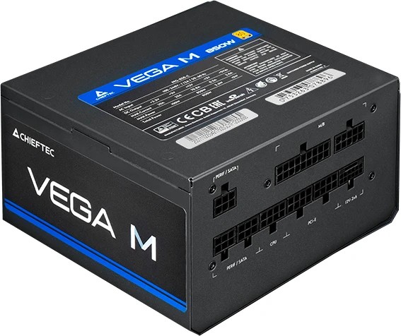 картинка Блок питания Chieftec Vega M PPG-850-C, 850W, Retail от магазина КомпьютерЦентр