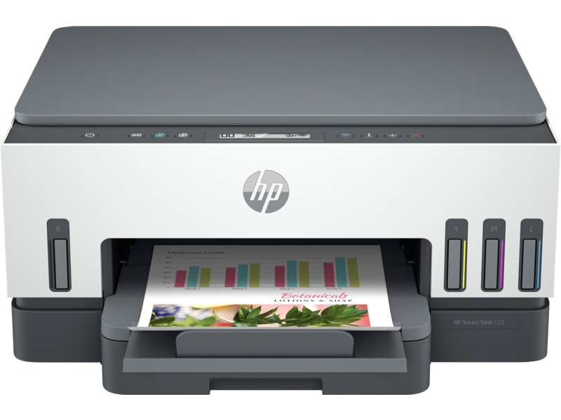 картинка МФУ струйное HP Smart Tank 720 AIO (6UU46A) от магазина КомпьютерЦентр