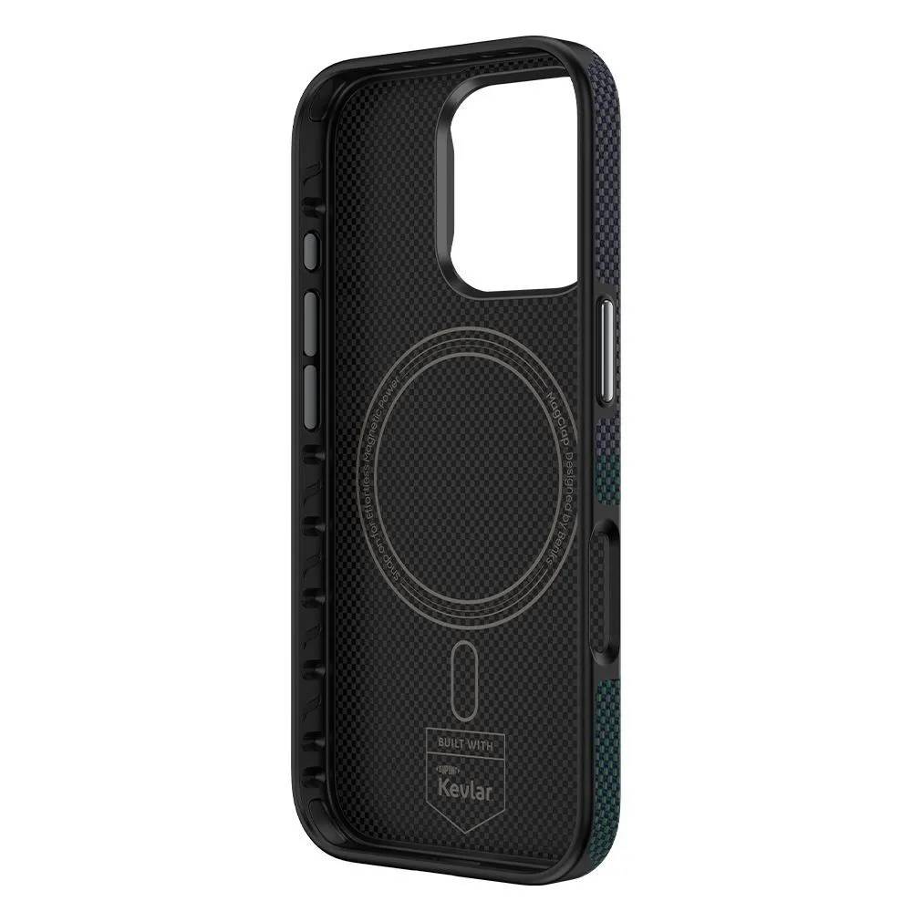 картинка Чехол Benks Aurora ArmorAir Case built with Kevlar® для iPhone 16 Pro 6.3'', принт арктическое ночное небо от магазина КомпьютерЦентр