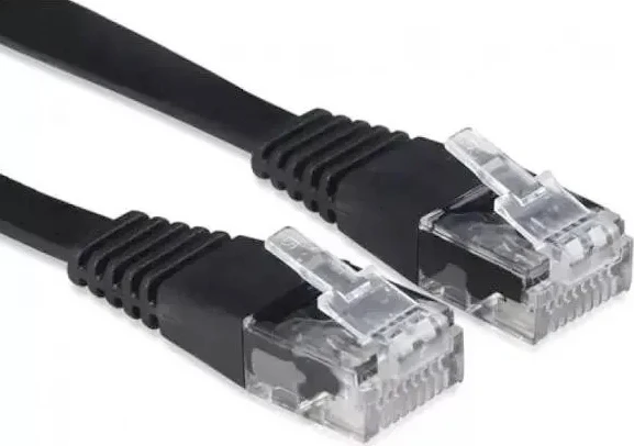 картинка Патч-корд Buro Flat 10Гбит/ с UTP 4 пары cat.6 Cu molded 0.5м черный RJ-45 (m)-RJ-45 (m) (BU-C6-FLAT- BU-C6-FLAT-0.5M-B) от магазина КомпьютерЦентр