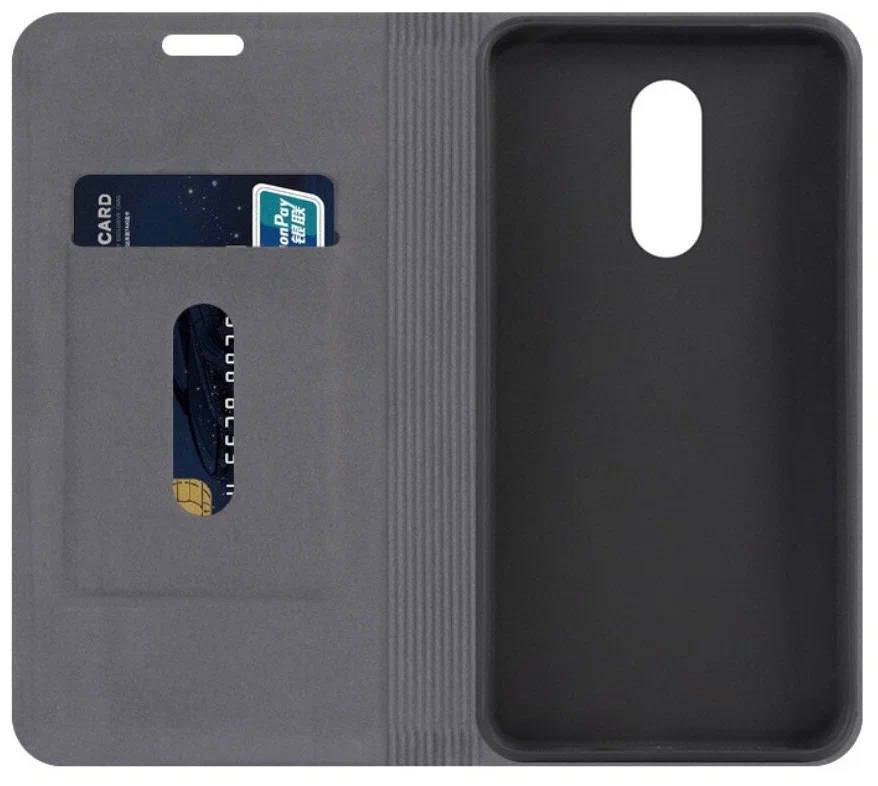 картинка Чехол-книжка MyPads Cuciture Eleganti для Xiaomi Redmi 5 красный от магазина КомпьютерЦентр