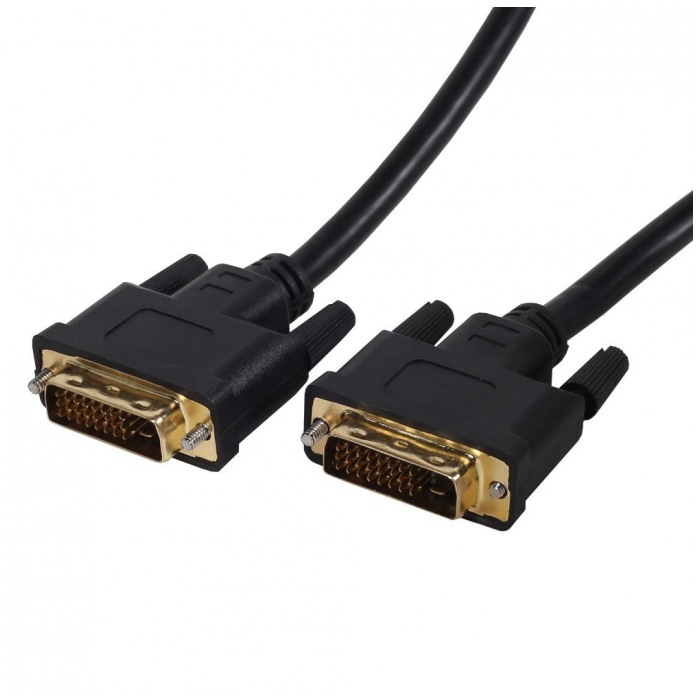 картинка Кабель DeTech DVI (24-1) M-M 3м 2 ferrite от магазина КомпьютерЦентр