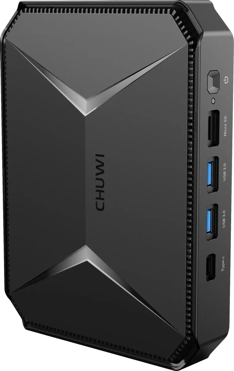 картинка Компьютер Chuwi HeroBox () Intel N100 (0.8)/  8Gb/  256Gb SSD/  Intel UHD Graphics /  BT/  WiFi/  Win 11 Professional/  Black от магазина КомпьютерЦентр