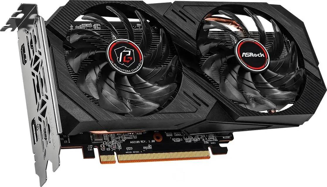 картинка Видеокарта 4Gb GDDR6 AMD Radeon RX6500XT Asrock Phantom Gaming D OC (RX6500XT PGD 4GO) от магазина КомпьютерЦентр
