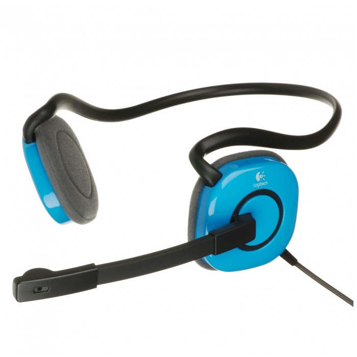 картинка Гарнитура Logitech H130 Sky-Blue (981-000363) от магазина КомпьютерЦентр