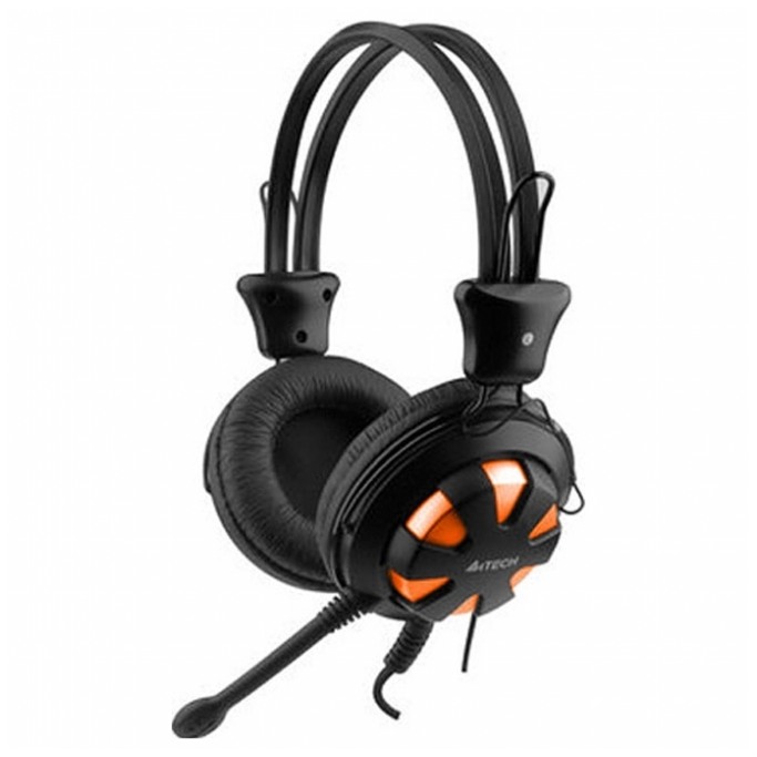 картинка Гарнитура A4tech HS-28 Orange/ Black (HS-28 (Orange Black)) от магазина КомпьютерЦентр