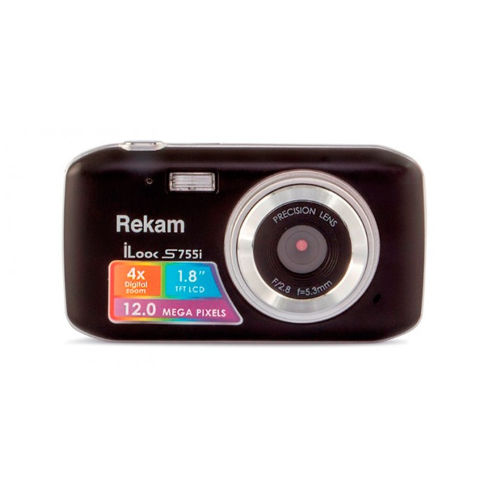 картинка Фотокамера Rekam iLook S755i Black (1108005121) от магазина КомпьютерЦентр