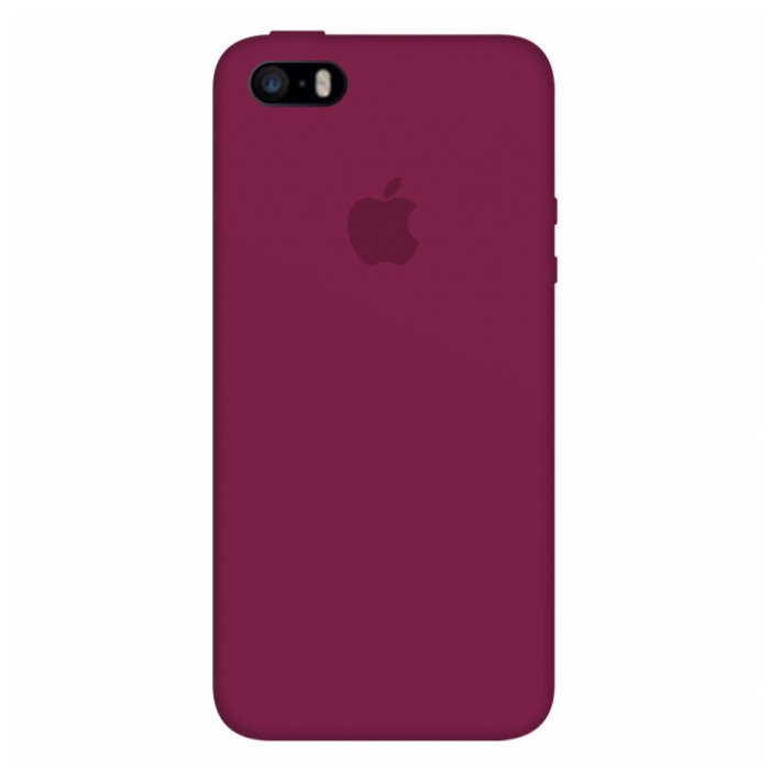 картинка Чехол Apple Silicone Case for iPhone 5/ 5S/ 5SE Rose Red от магазина КомпьютерЦентр