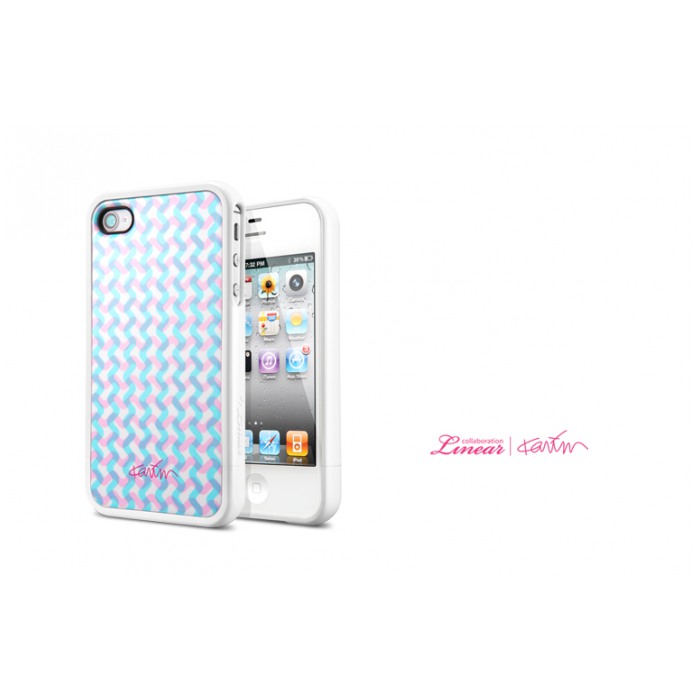 картинка Чехол SGP Case Linear Collaboration Karim Rashid Karma Infinity White for iPhone 4/4S (SGP08824) от магазина КомпьютерЦентр