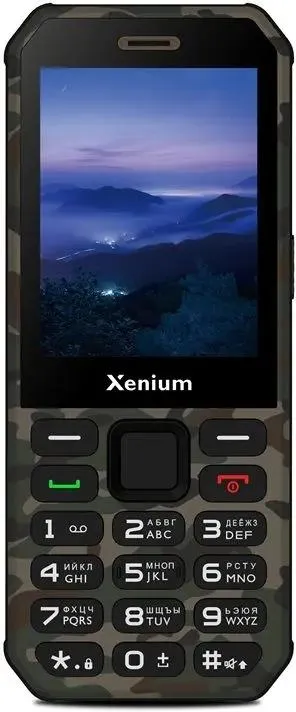 картинка Телефон мобильный Xenium X300 2.8'', Green от магазина КомпьютерЦентр