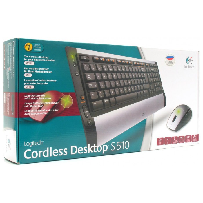 картинка Клавиатура+мышь Logitech Desktop S510 беспроводная от магазина КомпьютерЦентр