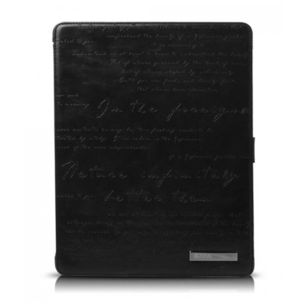 картинка Чехол Zenus Masstige Lettering Diary Series Black for new iPad от магазина КомпьютерЦентр