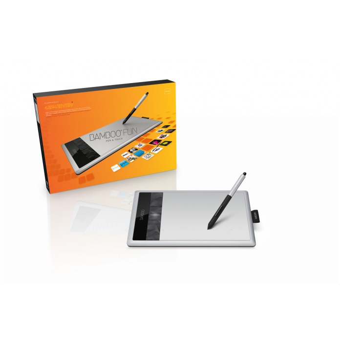 картинка Графический планшет Wacom Bamboo Fun Pen&Touch S (CTH-470S-RUPL) от магазина КомпьютерЦентр