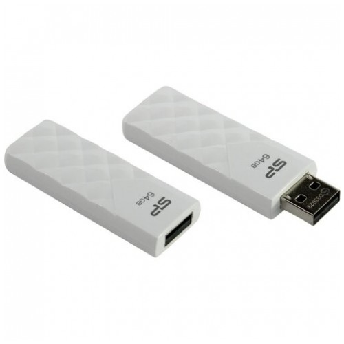 картинка Флешка USB SiliconPower 64Gb Ultima U03 White (SP064GBUF2U03V1W) от магазина КомпьютерЦентр