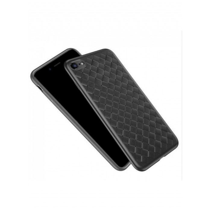 картинка Чехол Baseus Weaving Case Silicone BV for iPhone 7/ 8 Black (WIAPIPH8N-BVO1) от магазина КомпьютерЦентр