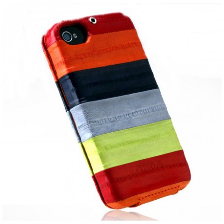 картинка Чехол Zenus Prestige Eel Series Bar Multi Red for iPhone 4/ 4S от магазина КомпьютерЦентр