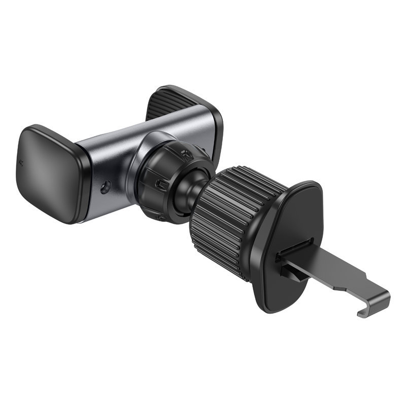 картинка Автодержатель Hoco CA110 pull clip air outlet car holder black metal gray от магазина КомпьютерЦентр