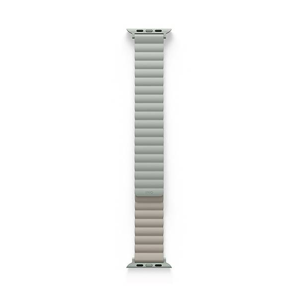 картинка Ремень силиконовый Uniq REVIX для Apple Watch 41/ 40/ 38, цвет шалфей/ бежевый (SAGE/ BEIGE) (41MM-REVSAGBEG) от магазина КомпьютерЦентр