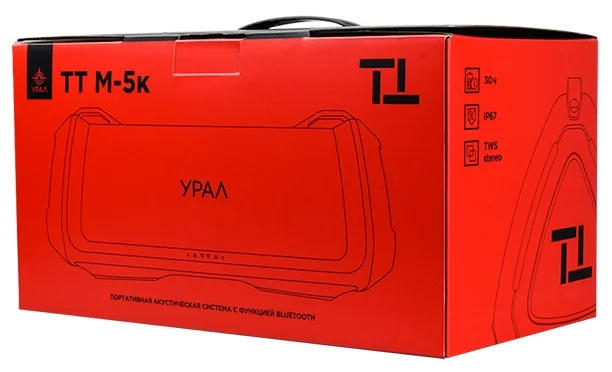 картинка Колонки URAL M-5, 35W (URAL TT M-5 RED) от магазина КомпьютерЦентр