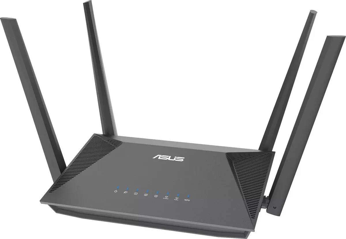 картинка Маршрутизатор Asus RT-AX52 (AX1800) 10/ 100/ 1000TX, Black от магазина КомпьютерЦентр