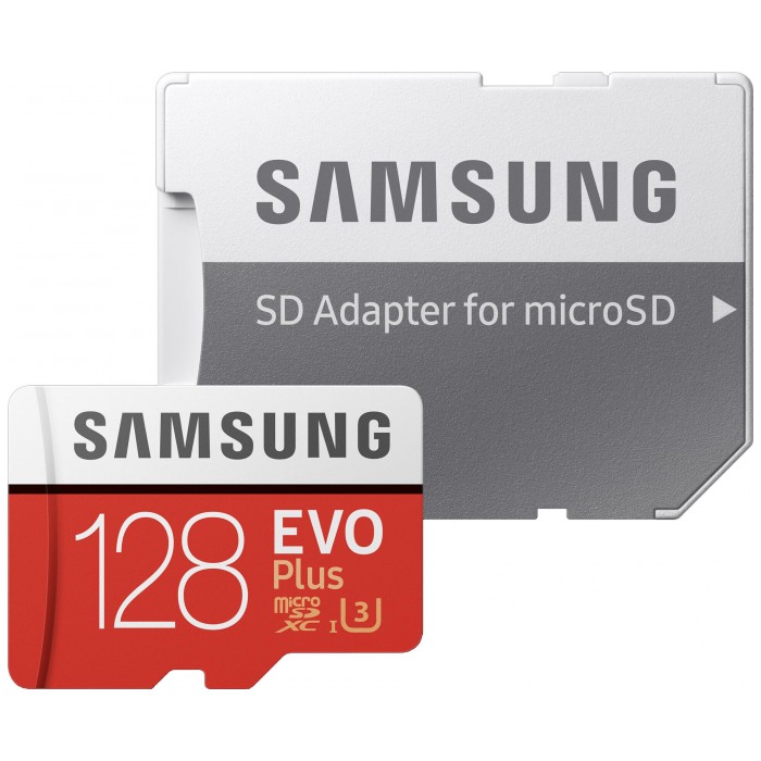 картинка Карта памяти Samsung 128Gb microSDXC EVO PLUS + SD adapter (MB-MC128HA/RU) от магазина КомпьютерЦентр