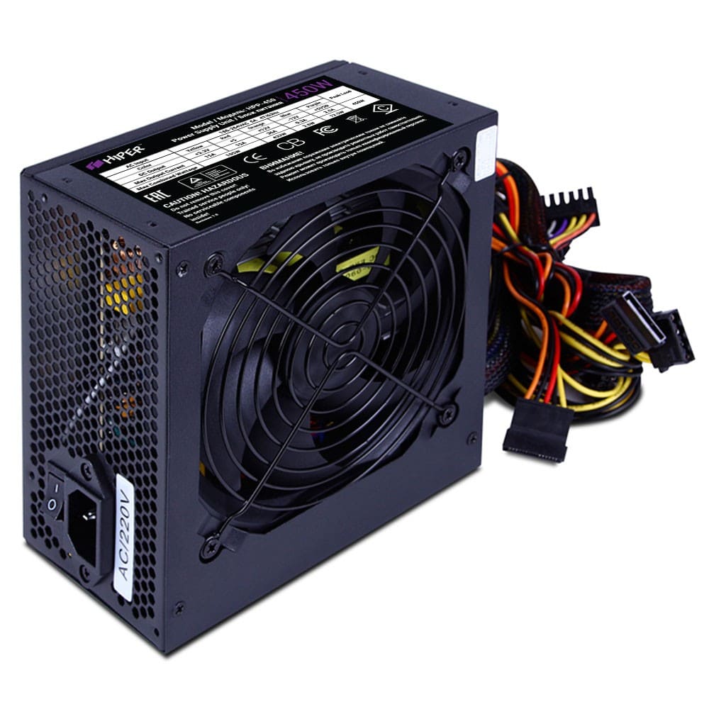 картинка Блок питания Hiper 450W HPP-450 от магазина КомпьютерЦентр