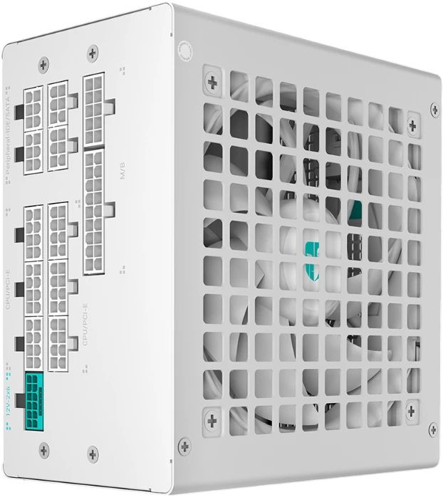 картинка Блок питания DEEPCOOL GamerStorm ATX 1000W PQ1000G WH, 1000W, 80+ Gold, ATX3.1, белый от магазина КомпьютерЦентр