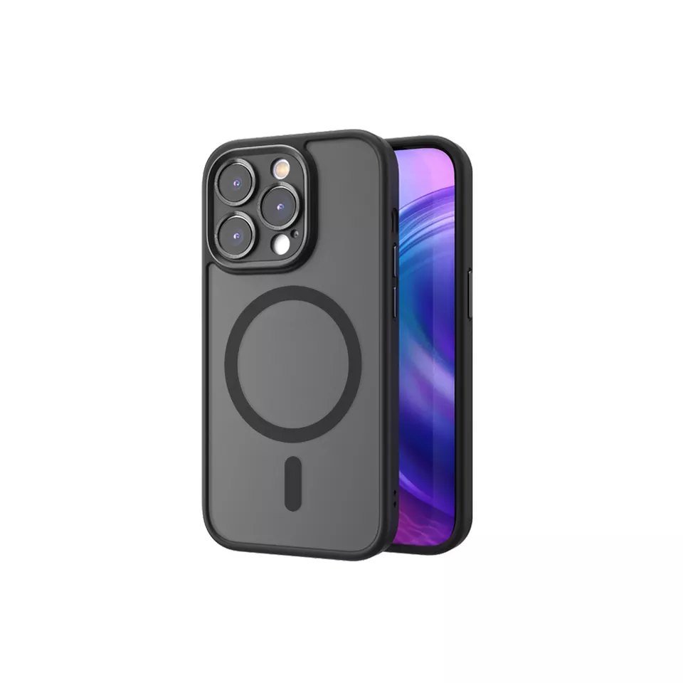 картинка Чехол Rock Guard Touch Magnetic Protection Case (Anti-Drop Lens) for iPhone 14 Pro Black от магазина КомпьютерЦентр