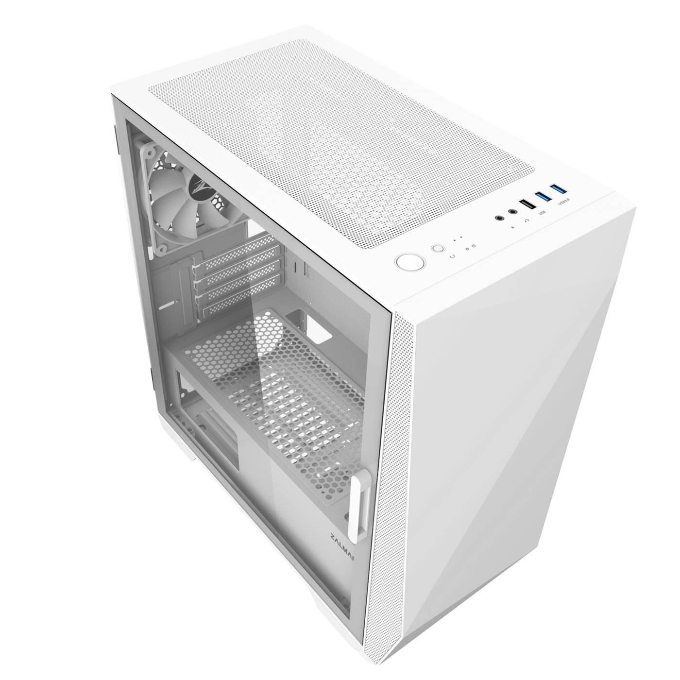 картинка Корпус MiniTower Zalman Z1 Iceberg white mATX, без БП от магазина КомпьютерЦентр