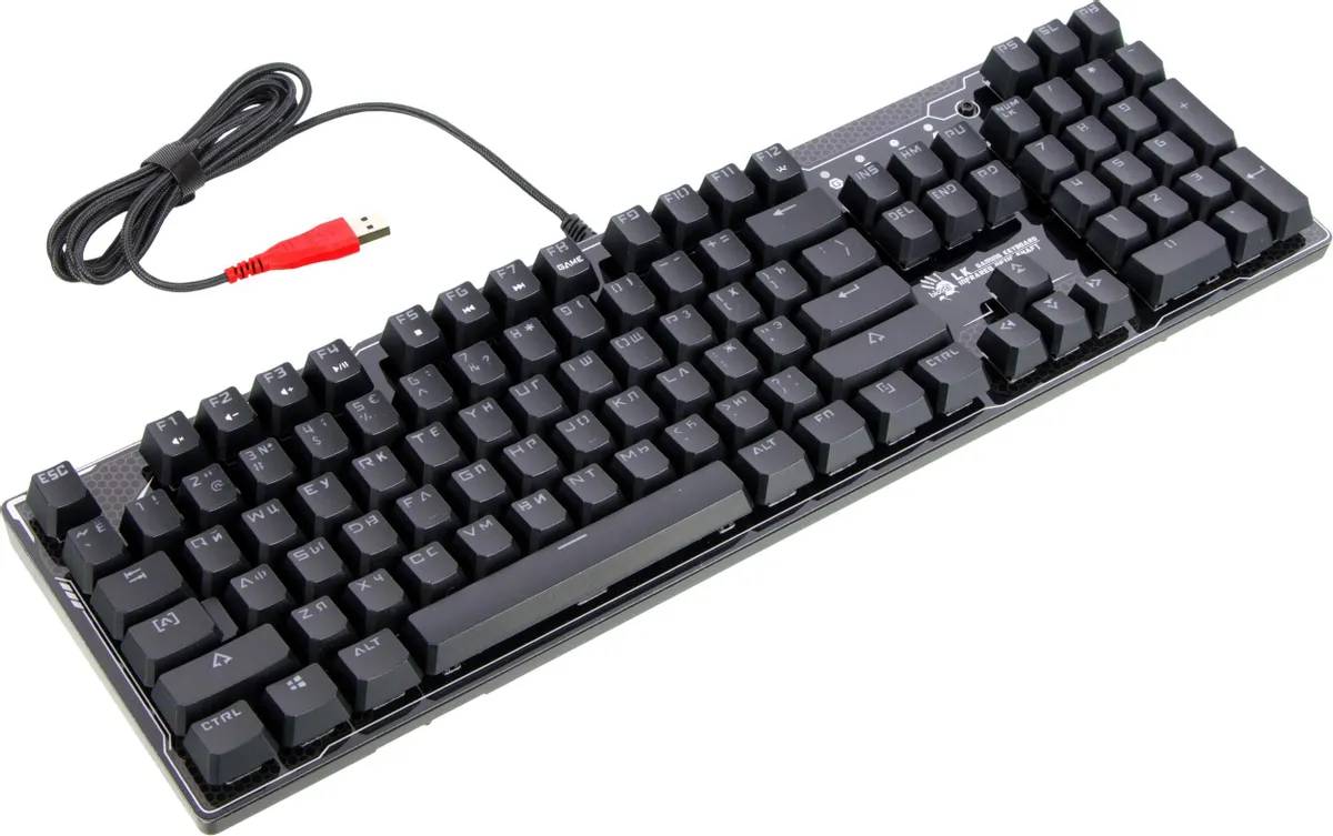 картинка Клавиатура A4TECH Bloody B810R Battlefield, черный (b810r (battlefield)) от магазина КомпьютерЦентр