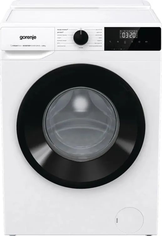 картинка Стиральная машина Gorenje W1NHPI60SCSIRV, белый от магазина КомпьютерЦентр