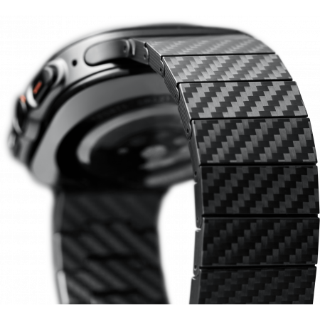 картинка Браслет PITAKA Carbon Watch band for Galaxy Watch Ultra Black/ Grey от магазина КомпьютерЦентр