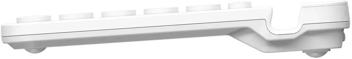 картинка Клавиатура A4Tech Fstyler FBK30 White USB беспроводная BT/ Radio slim Multimedia (FBK30) от магазина КомпьютерЦентр