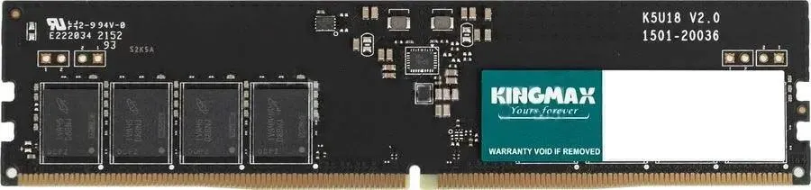 картинка DIMM DDR5 8Gb 4800MHz PC5-38400 Kingmax (KM-LD5-4800-8GS) от магазина КомпьютерЦентр