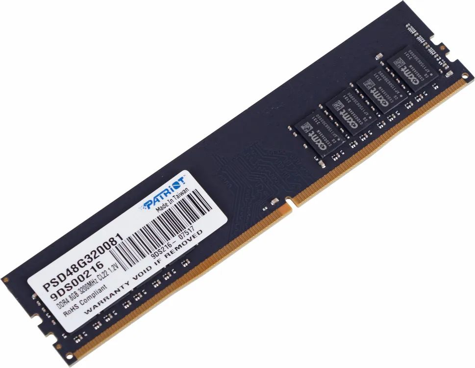 картинка DIMM DDR4 8Gb 3200MHz Patriot 288-pin 1.2V (PSD48G320081) от магазина КомпьютерЦентр